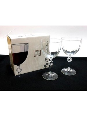 440303 Amore Şarap Kadehi 280 cc 2'li Set Beyaz, Şık ve Kaliteli Tasarım