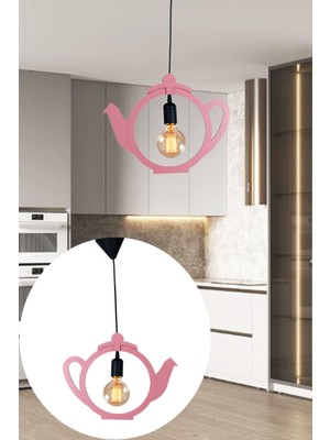 Modern Pembe Sarkıt Avize, Ofis, Cafe ve Restoranlar Için Şık Aydınlatma.