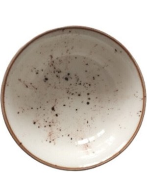 6'lı Porselen Kase Takımı, 14 Cm, Krem, 46 Reaktif, 6 Kişilik