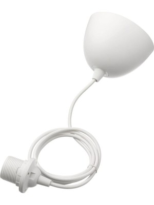 Beyaz 1.8 M Tavan Lambası Kablo Seti, Şık ve Kullanışlı Aydınlatma Aksesuarı