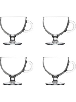 Turuncu 4'lü Kulplu Ayaklı Dondurmalık Sunum Kase, Şık ve Kullanışlı Tasarım