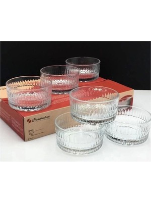 Turuncu Rain Cam Kase 185CC 6'lı Set, Şık ve Kullanışlı Ev Dekoru Ürünleri