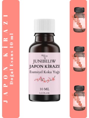Esansiyel Uçucu Koku Yağı Buhurdanlık Yağı Difüzör Esansı Hobi Ortam Oda Japon Kirazı 10ML