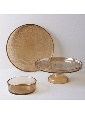 14 cm Amber Kase, Şık ve Sade Tasarım, Mutfağınıza Şıklık Katacak.