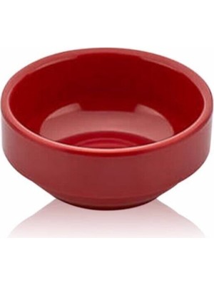 Kırmızı Polikarbon Sosluk 6'lı Takım, 6cm, 35ML, Mini Boy, Dayanıklı ve Şık Tasarım