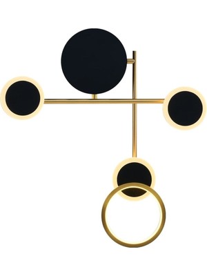 Modern Sarı Aplike Lamba, Şık ve Zarif Tasarım, Ev ve Ofis Kullanımı Için Ideal