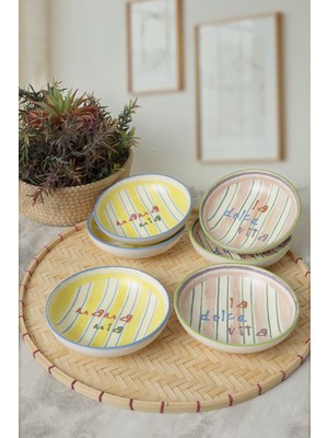 Çerezlik ve Sosluk Seti, 13 Cm, 6 Adet, Renkli, Şık ve Kullanışlı.