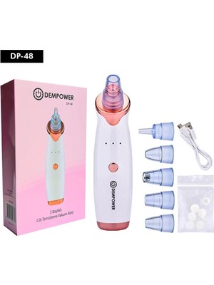 Dempower 5 Başlıklı Cilt Temizleme Vakum Aleti