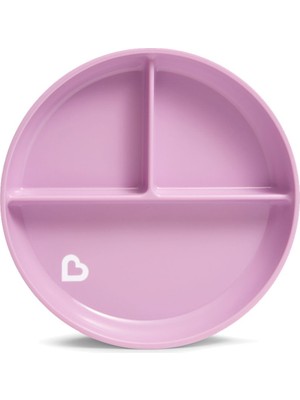 Mor 6 Ay+ Unisex Bebek Sabit Vakumlu Beslenme Tabağı, Çok Renkli