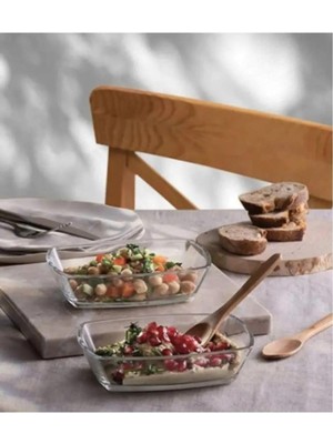 Turuncu Cam Çerezlik ve Servis Tabağı, 14CM, Şık ve Kullanışlı 2'li Set