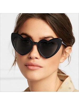 Nessiworld Siyah Renk Kalp Şekilli Parti Gözlüğü 15X5 cm