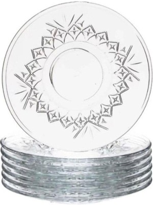 54751 Tımeless Çay Tabağı Seti, 6'lı, Şık ve Dayanıklı, Turuncu Renkli.