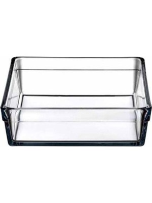 Beyaz Cam Kare Kase, Şık ve Kullanışlı Mutfak Aksesuarı