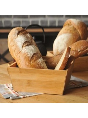 Kahverengi 24 cm Ekmeklik, Şık ve Kullanışlı Mutfak Aksesuarı