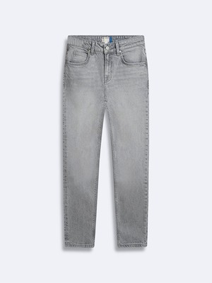 Rebecca Dar Paça Yüksek Bel Jean Pantolon