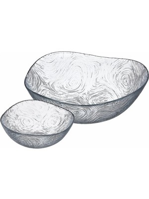 Turuncu Çok Amaçlı Cam Kase Seti, 7 Parça, Şık ve Kullanışlı Ev Gereçleri