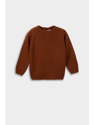 DeFacto Bisiklet Yaka Triko Kazak Erkek Bebek F2408A525WN