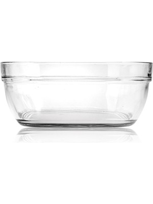 Orta Boy Cam Salata ve Meyve Kasesi, 20 Cm, Renkli, Şık ve Dayanıklı Tasarım