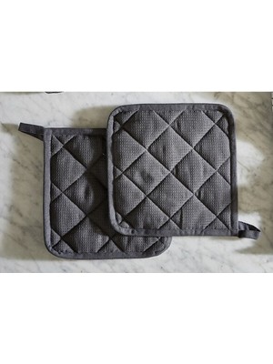 Gri Rınnıng Tencere Tutma Bezi, Dayanıklı ve Şık Mutfak Aksesuarı