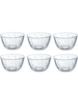 Turuncu 6'lı Cam Kase Takımı, Şık ve Kullanışlı Mutfak Seti