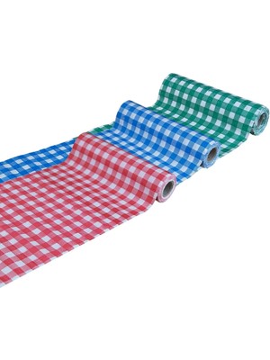 Tek Kullanımlık Masa ve Etkinlik Örtüsü, 3 Rulo, 30 Adet, 100X120 Cm, Kırmızı
