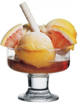 Turuncu 6'lı Buzluk Dondurmalık Seti, Şık ve Pratik Kullanım Sağlar.