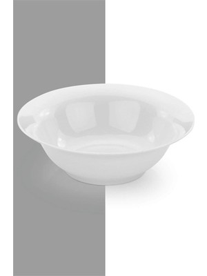 Beyaz 18,5 cm 6'lı Seramik Kase Seti, Şık ve Kullanışlı Mutfak Gereci