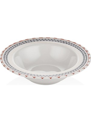 Gri Renkli 17 cm 6'lı Porselen Kase Seti, Şık ve Kullanışlı Tasarım