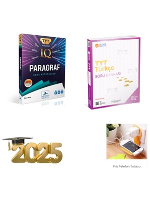 Paraf Iq Tyt Paragraf ve Üçdörtbeş Tyt Türkçe Seti Priz Tutucu Hediyeli