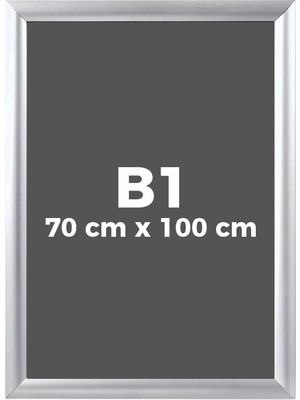 B1 70X100 cm Gönye Köşe Alüminyum Aç Kapa Çerçeve