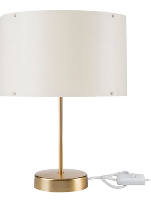 Altın Renkli Yatak Odası Abajur ve Şapka Seti, Şık ve Şeffaf Tasarım