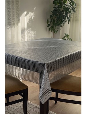 Şeffaf Pvc Masa Örtüsü, Hijyenik ve Silinebilir, Desenli ve Dayanıklı Tasarım