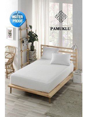Pamuklu, Su Geçirmez, 4 Köşe Lastikli, Çift ve Tek Kişilik Yatak Koruyucu