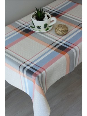 Astarlı Silinebilir Leke Tutmaz Muşamba Masa Örtüsü, Beyaz, Pratik ve Şık Tasarım