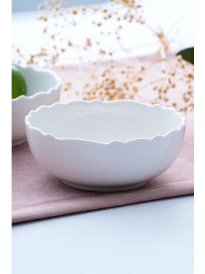 Beyaz Yuvarlak Kase 12.5 Cm, Şık ve Kullanışlı Mutfak Aksesuarı