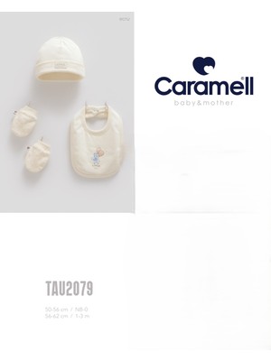 My Baby Kumsal 4lü Takım Aksesuar Eldiven Önlük Bere Soft Color 2079