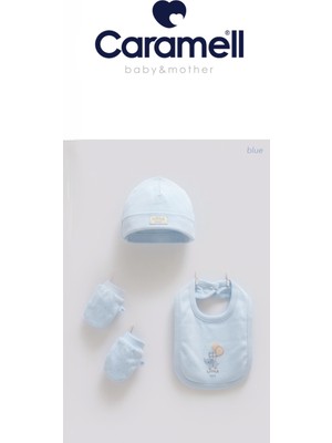 My Baby Kumsal 4lü Takım Aksesuar Eldiven Önlük Bere Soft Color 2079