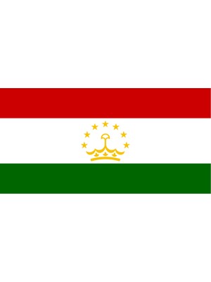 Tacikistan Ülke Bayrağı 45X22CM Duvar Tablosu Çerçevesiz Pvc Tablo