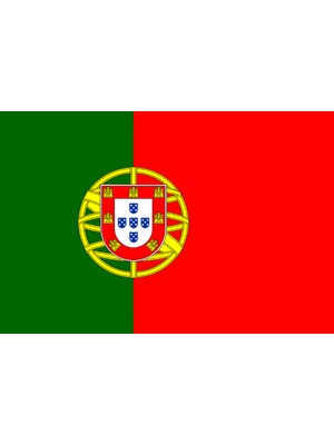 Portekiz Ülke Bayrağı 45X30CM Duvar Tablosu Çerçevesiz Pvc Tablo