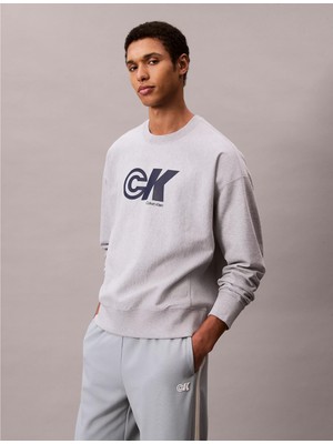 Tommy Hilfiger Ck LV04RC840G Premıum Terry Ck Sport Graphıc C Erkek Sweatshirt