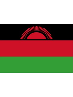 Malavi Ülke Bayrağı 45X30CM Duvar Tablosu Çerçevesiz Pvc Tablo