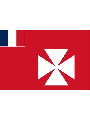 Vallis ve Futuna Ülke Bayrağı 45X30CM Duvar Tablosu Çerçevesiz Pvc Tablo