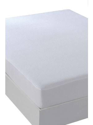 70X110 cm Sıvı Geçirmez Bebek ve Çocuk Mikro Kumaş Alez, Beyaz Renk