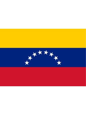 Venezuela Ülke Bayrağı 45X30CM Duvar Tablosu Çerçevesiz Pvc Tablo