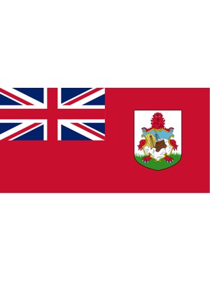 Bermuda Ülke Bayrağı 45X22CM Duvar Tablosu Çerçevesiz Pvc Tablo