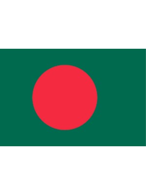 Bangladeş Ülke Bayrağı 45X30CM Duvar Tablosu Çerçevesiz Pvc Tablo