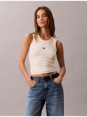 Ck LV044C900G A Modal Rib Tank Kadın Bluz