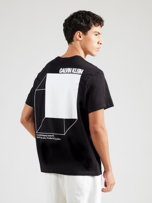 Calvin Klein Ck LV04RC805G Ss 20S Calvın Lıne 3dbox Graphıc Erkek Tshirt