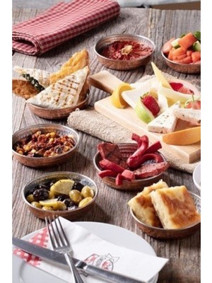 Beyaz Bakır Çerezlik ve Meze Kasesi, Şık ve Kullanışlı Tasarım