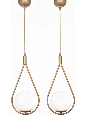 Iki Siyah Damla Avize Seti, Şık ve Modern Aydınlatma Çözümü